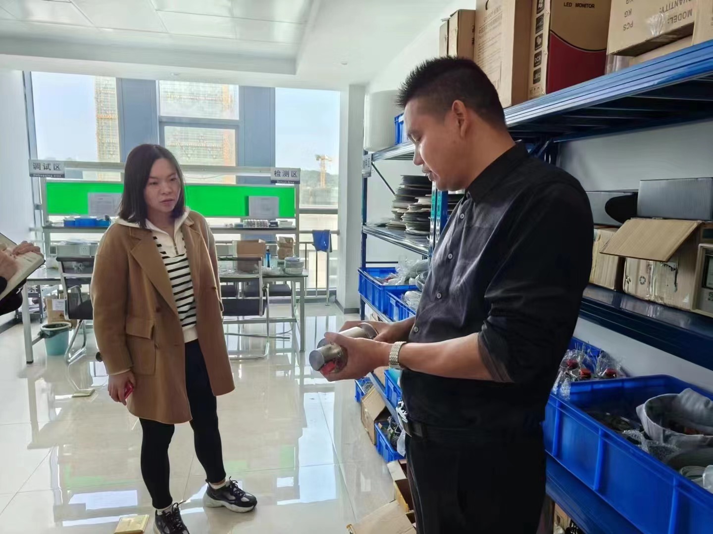 區(qū)經(jīng)濟(jì)發(fā)展部領(lǐng)導(dǎo)來(lái)我司指導(dǎo)工作